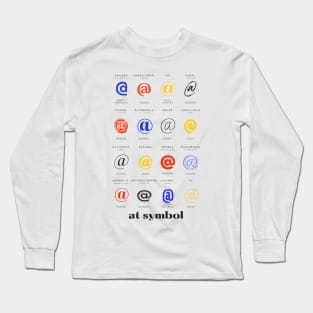 At Symbol Long Sleeve T-Shirt